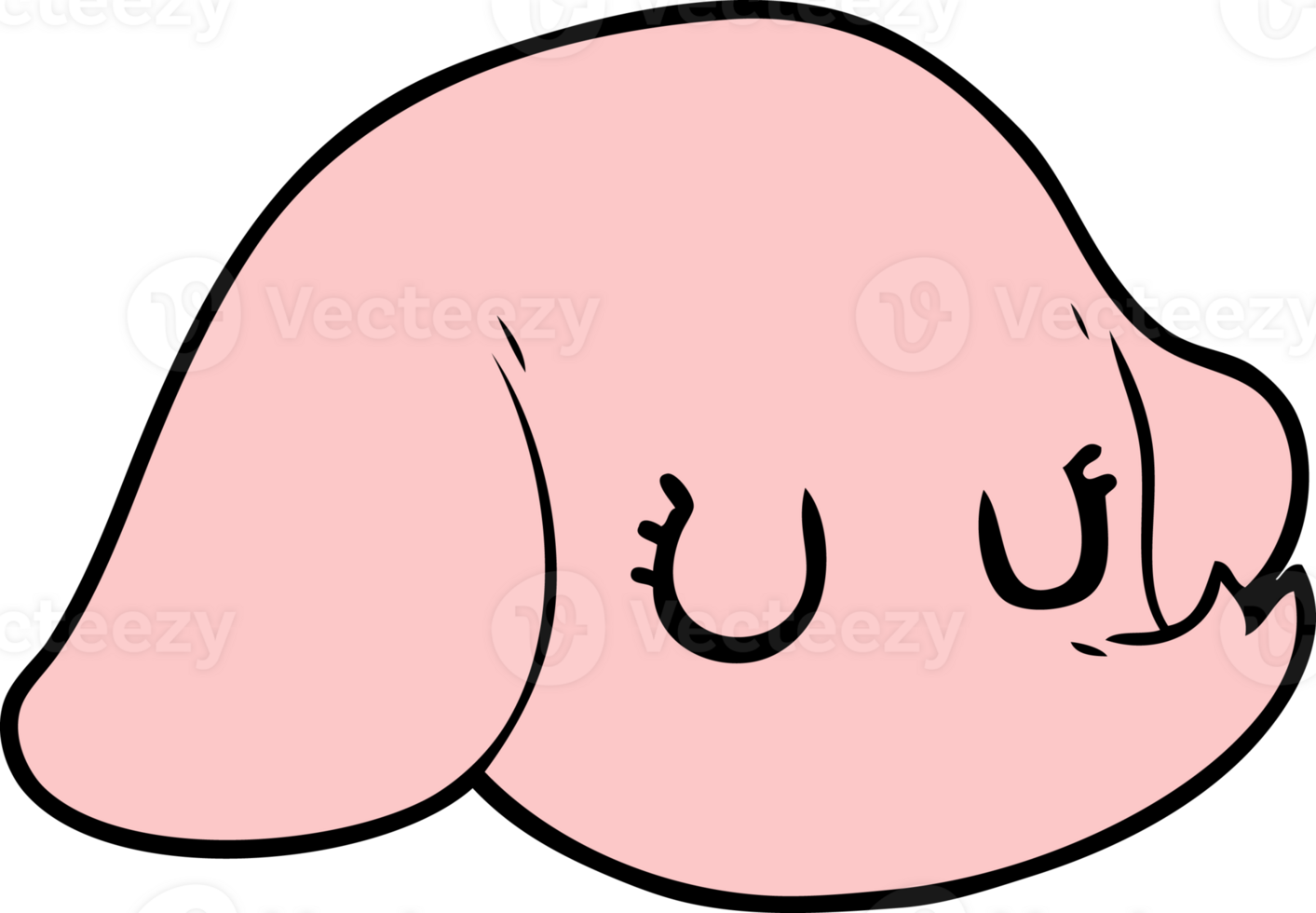 cartoon elephant face png