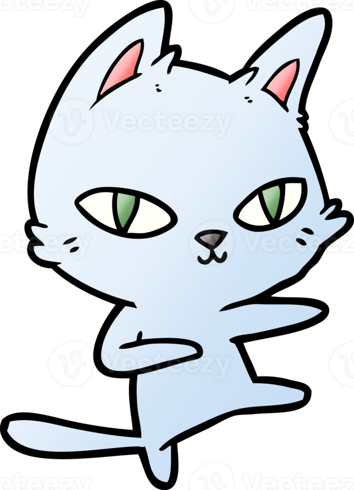cartoon cat dancing png