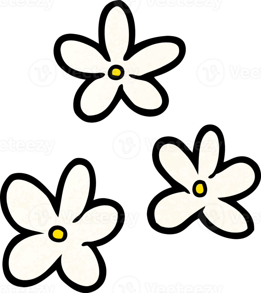 cartoon flowers drawing png
