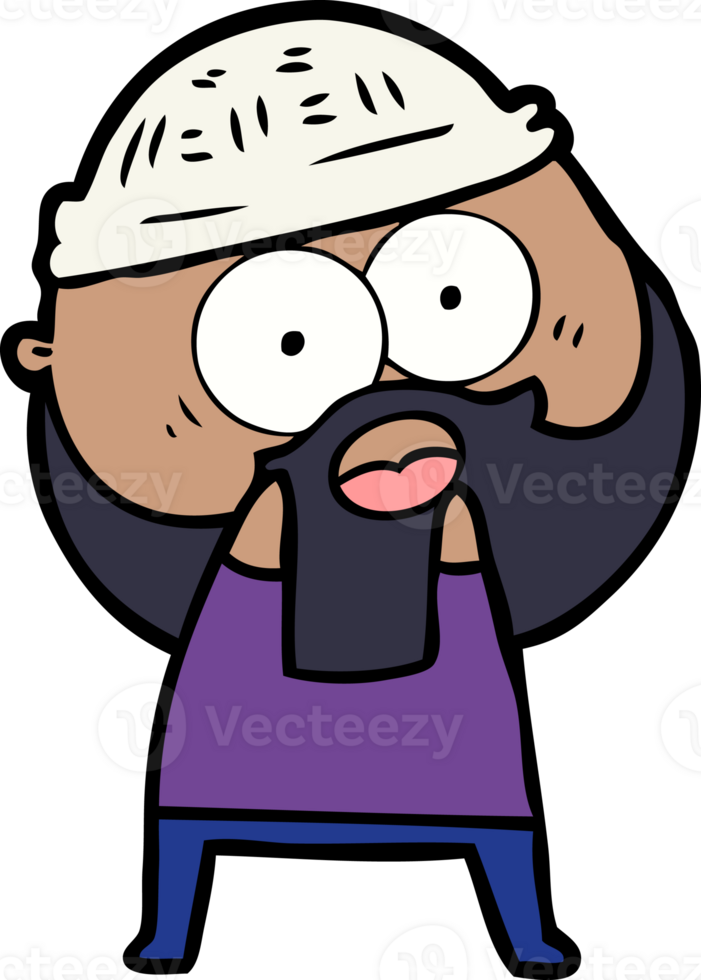 cartoon bearded man png