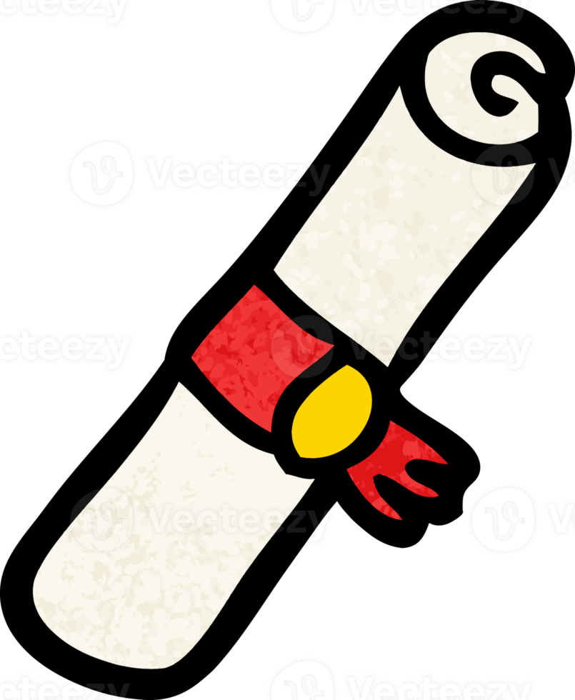 cartoon scroll drawing png