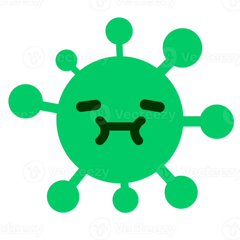 tired virus drawing png