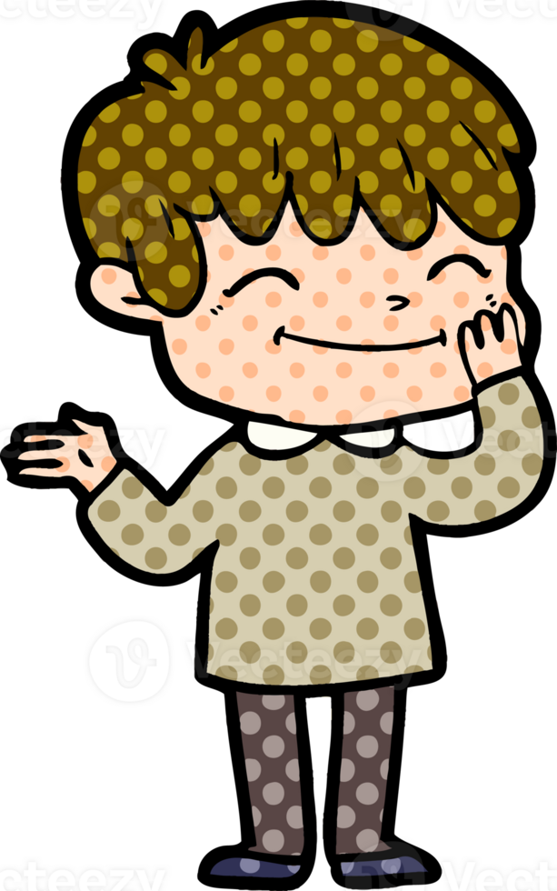 cartoon happy boy png