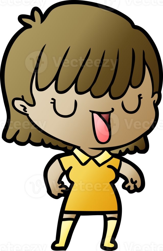 cartoon woman drawing png