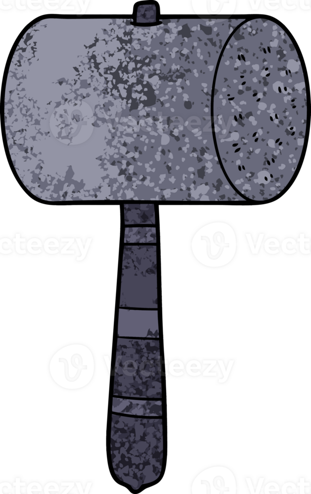 cartoon hammer drawing png