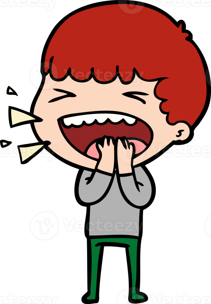 cartoon laughing man png