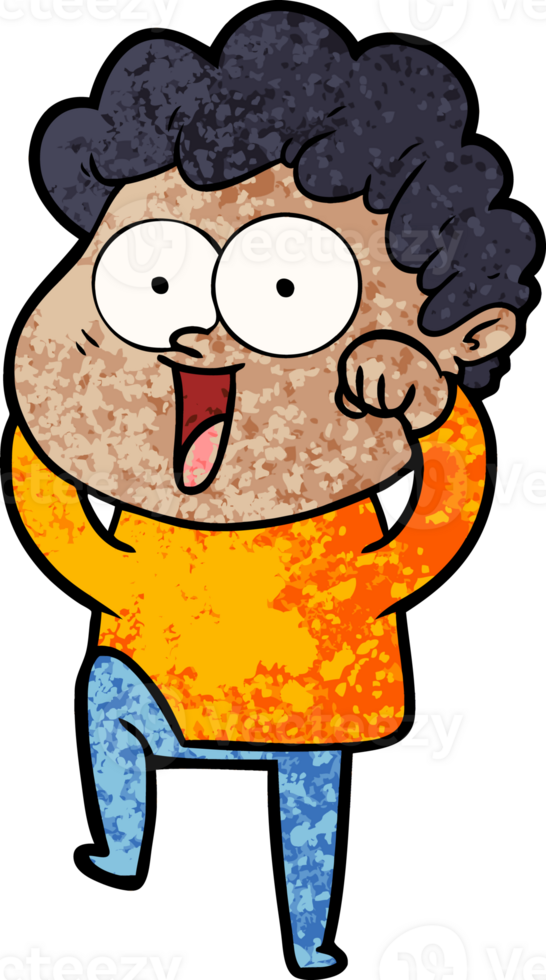 cartoon happy man png