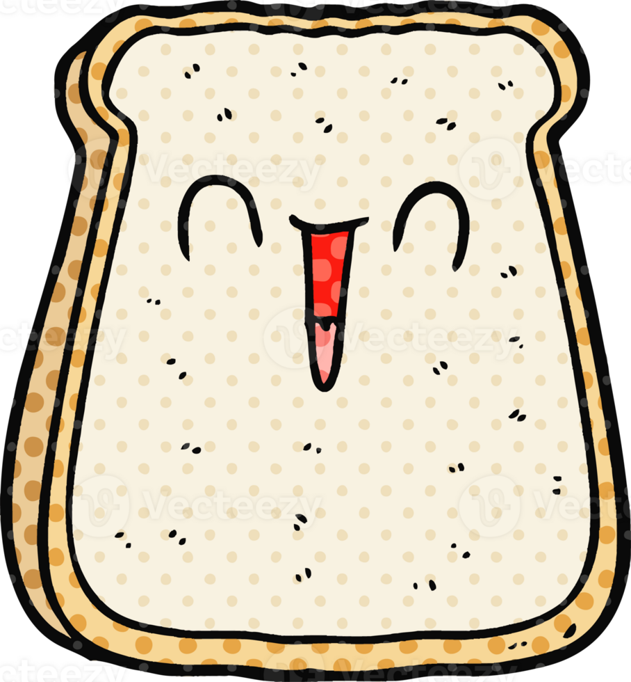 cartoon slice of bread png