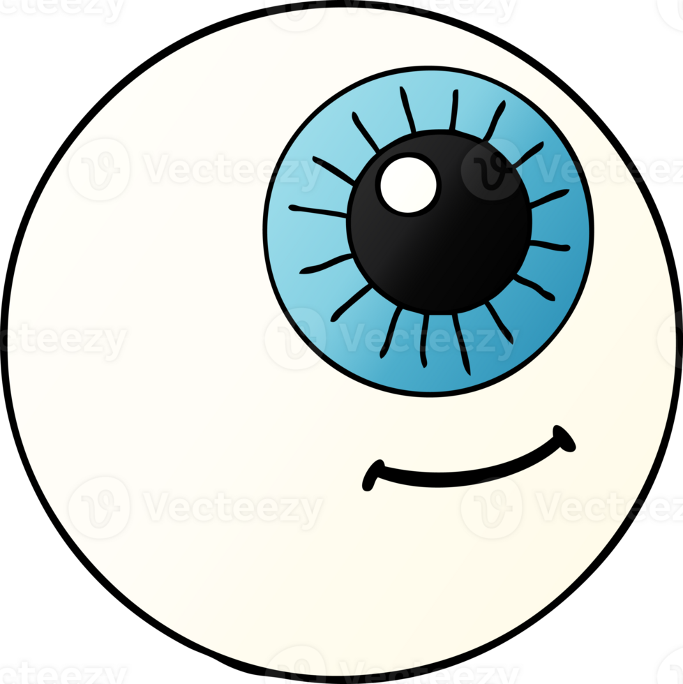 cartoon eyeball drawing png