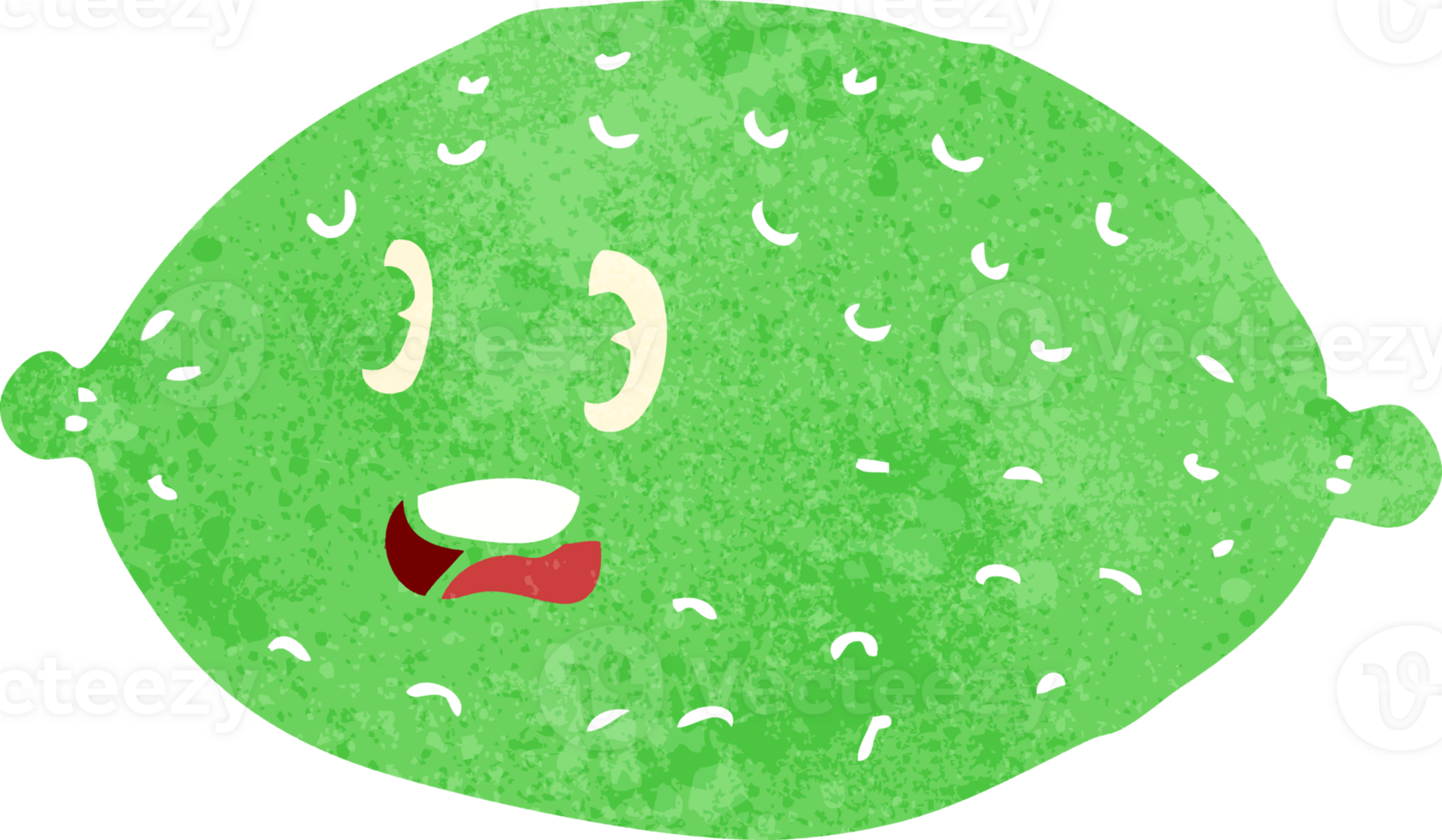 cartoon lime drawing png
