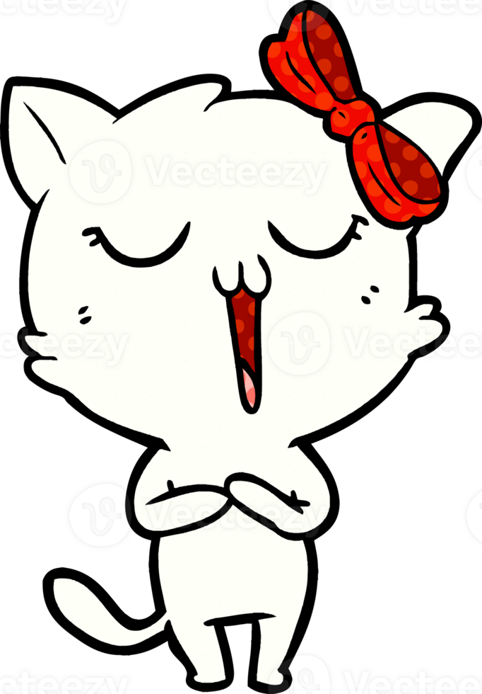 cartoon cat drawing png