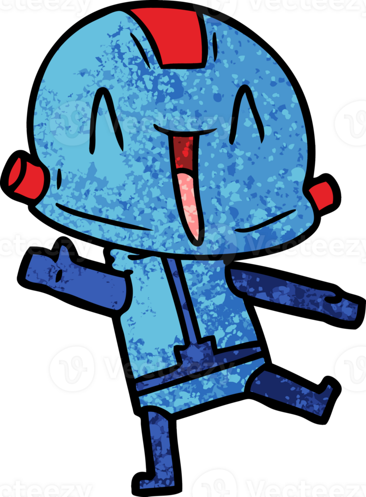 cartoon robot drawing png
