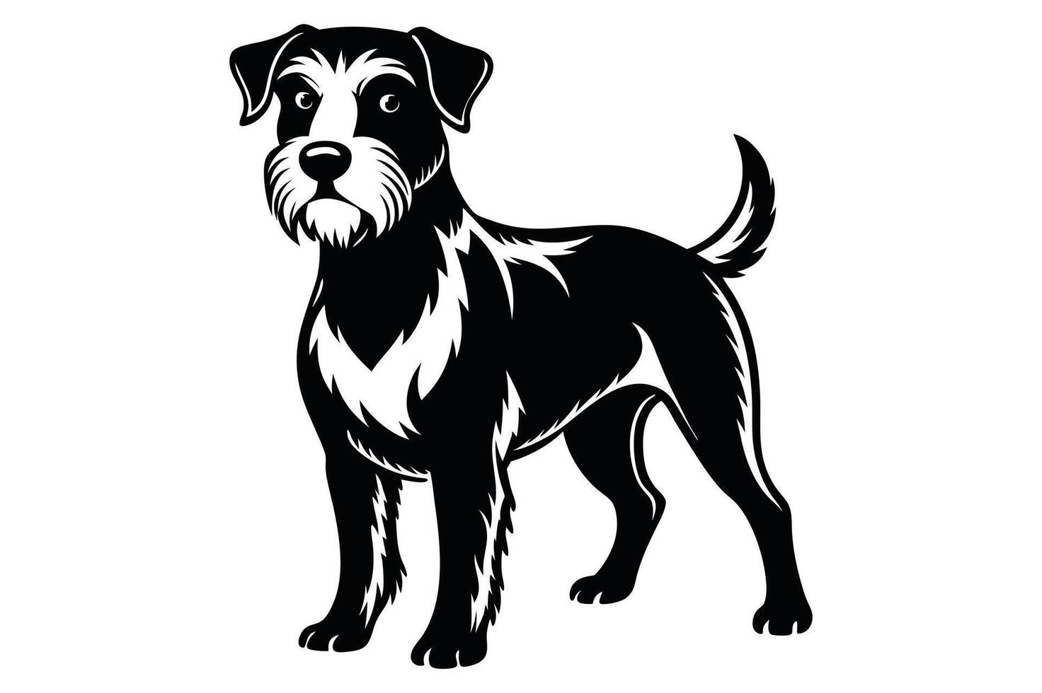Black and White Silhouette. 46698877 Vector Art at Vecteezy