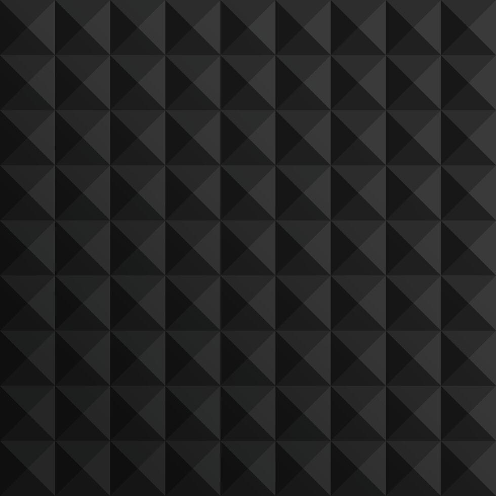 Black Geometric Tile Seamless Pattern Background vector