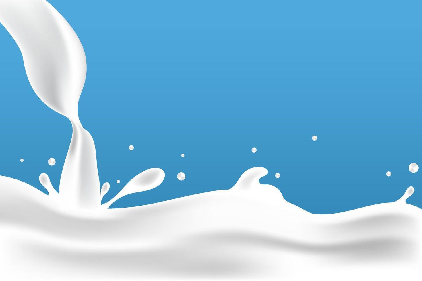 milky waves background. additional elements of milk design vector