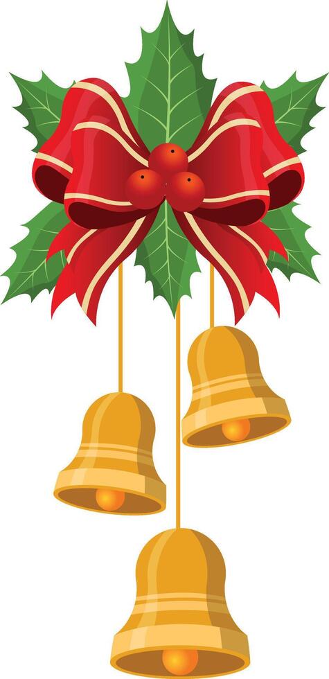Christmas Decoration On White Background vector