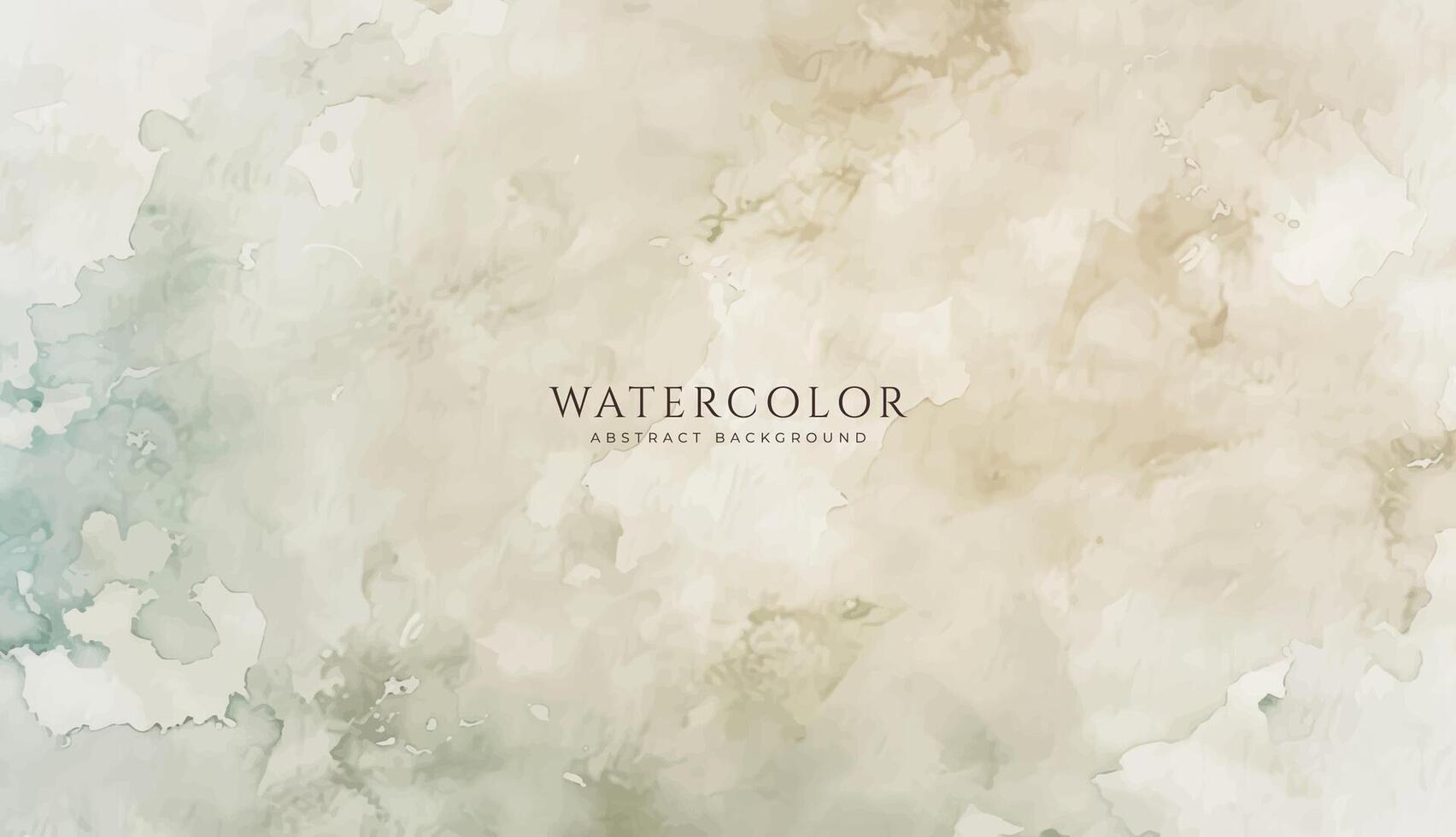 Abstract horizontal watercolor background. Neutral light colored empty space background illustration vector