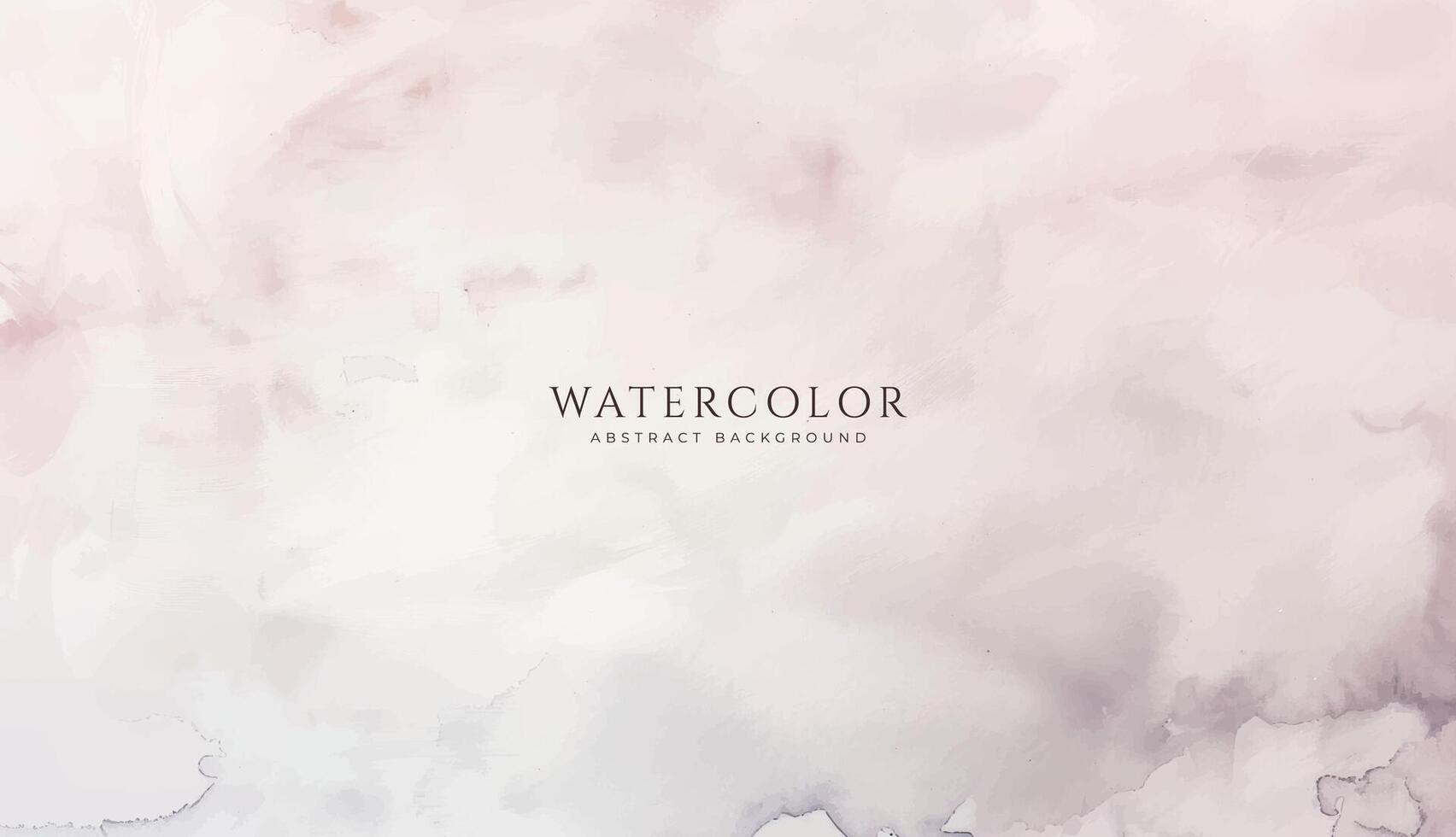Abstract horizontal watercolor background. Neutral light colored empty space background illustration vector