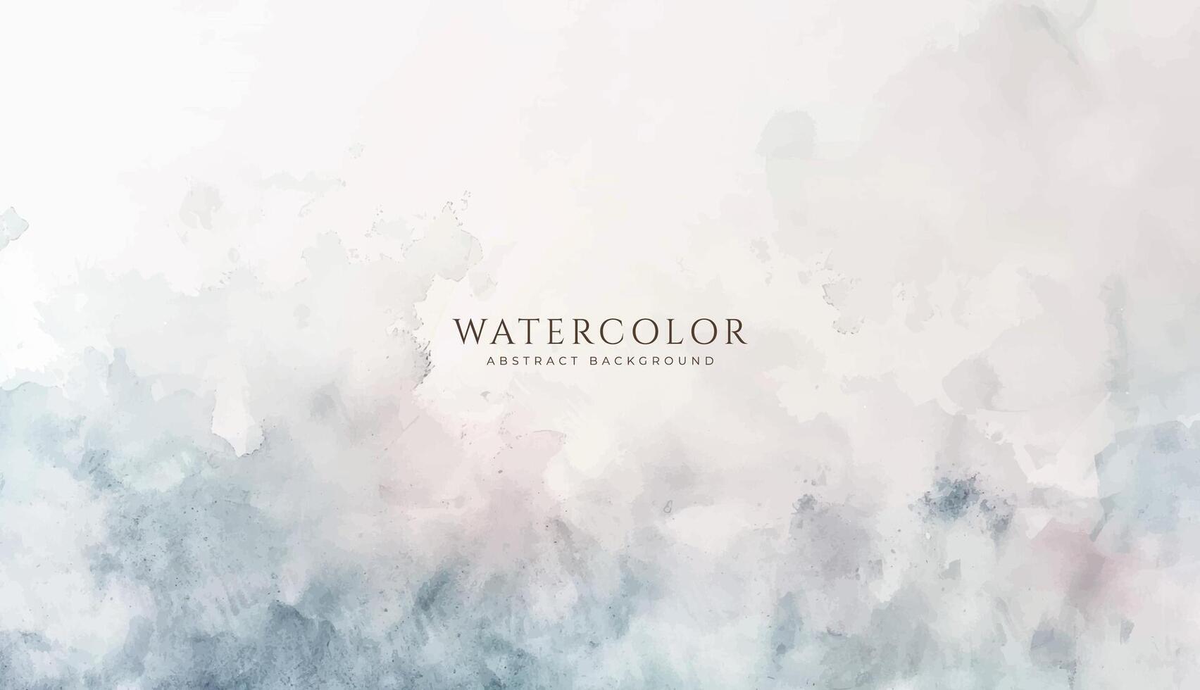 Abstract horizontal watercolor background. Neutral light colored empty space background illustration vector