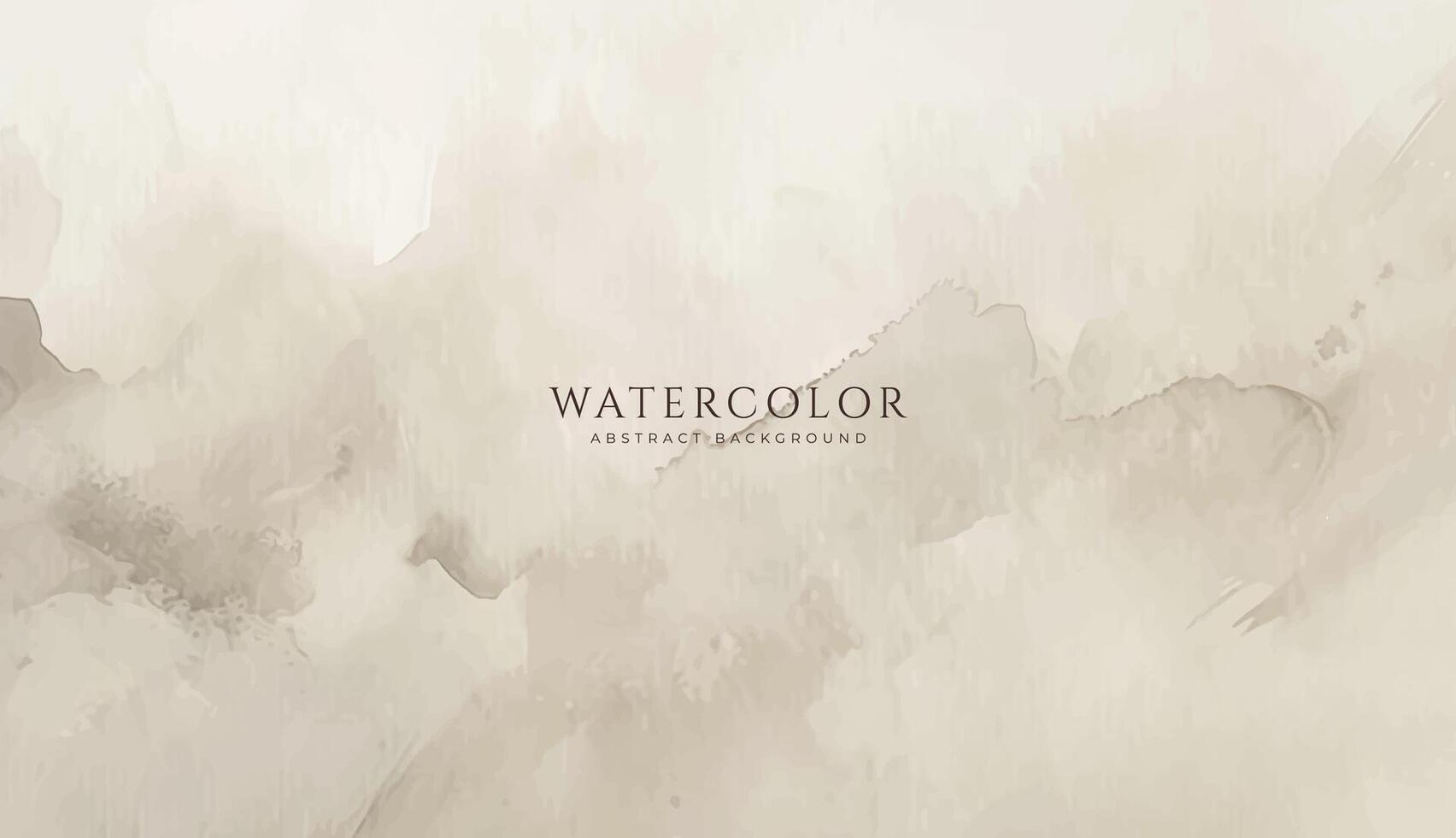 Abstract horizontal watercolor background. Neutral light colored empty space background illustration vector
