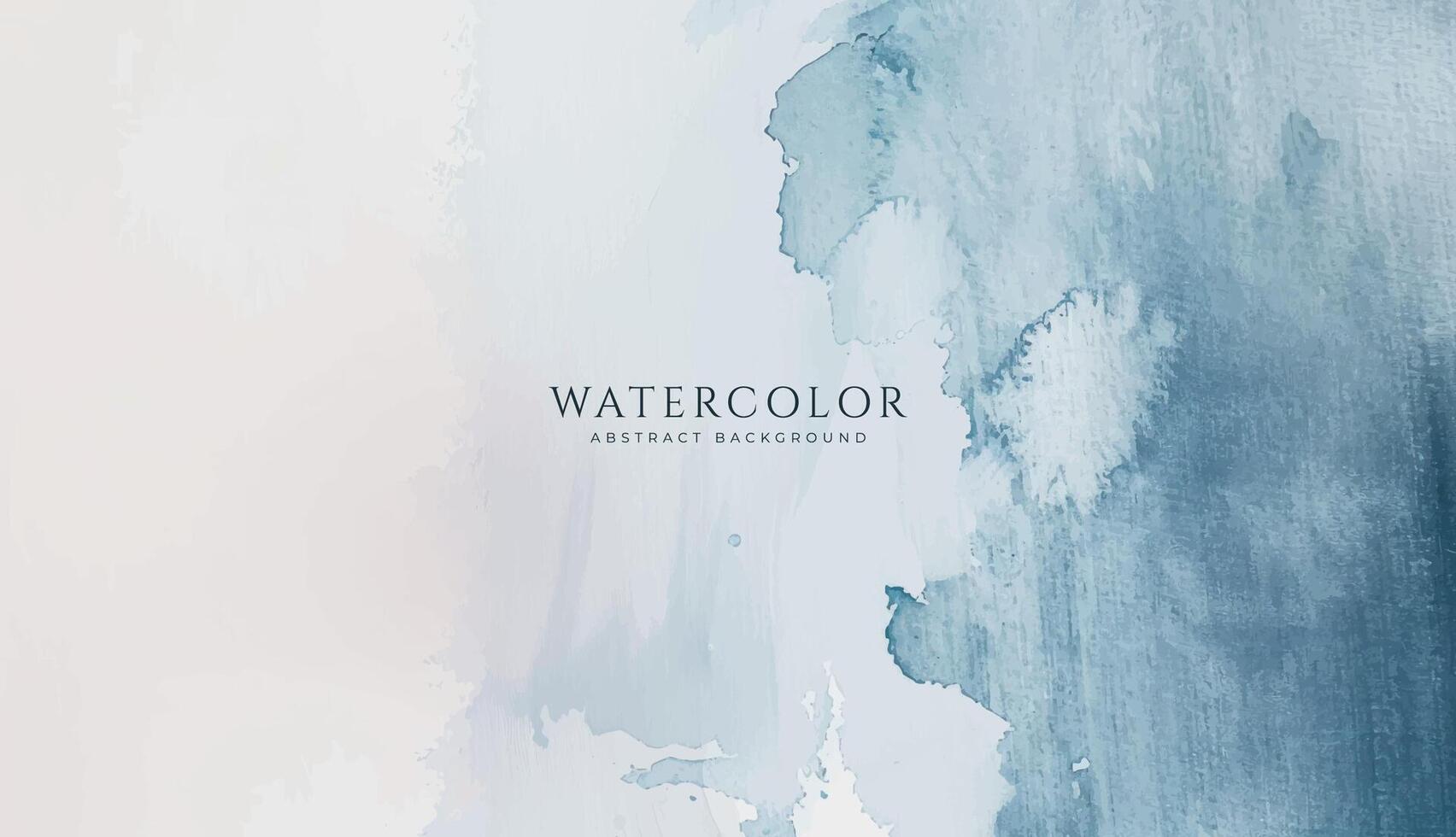 Abstract horizontal watercolor background. Neutral light colored empty space background illustration vector