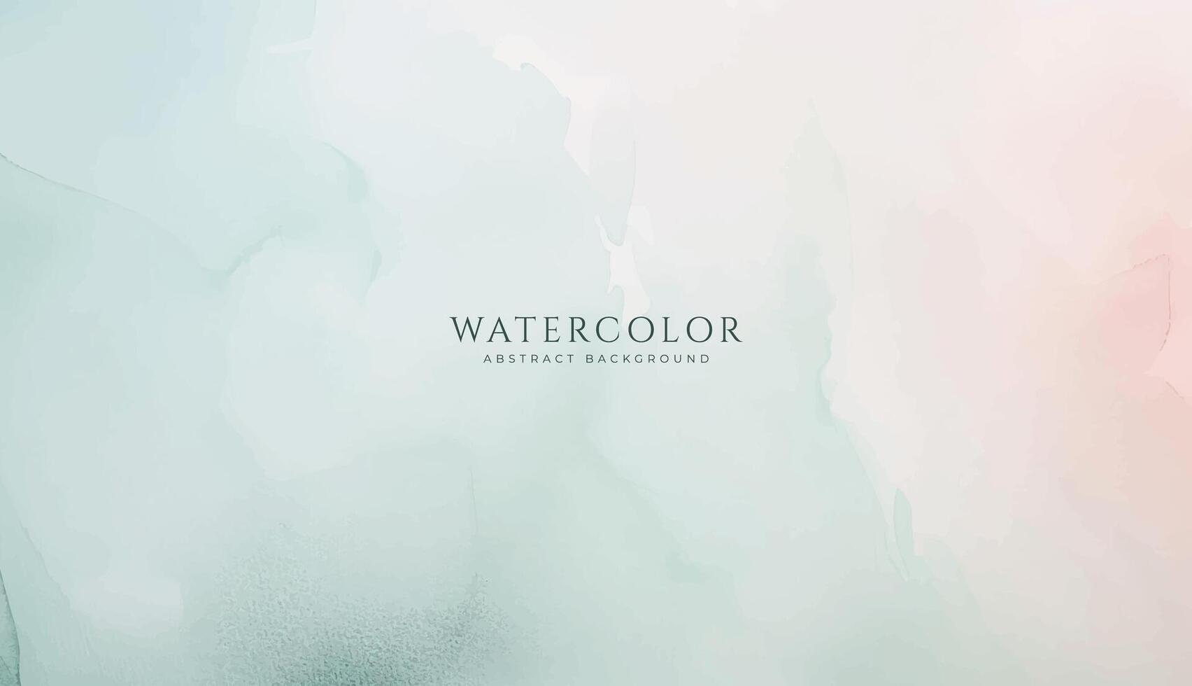 Abstract horizontal watercolor background. Neutral light colored empty space background illustration vector