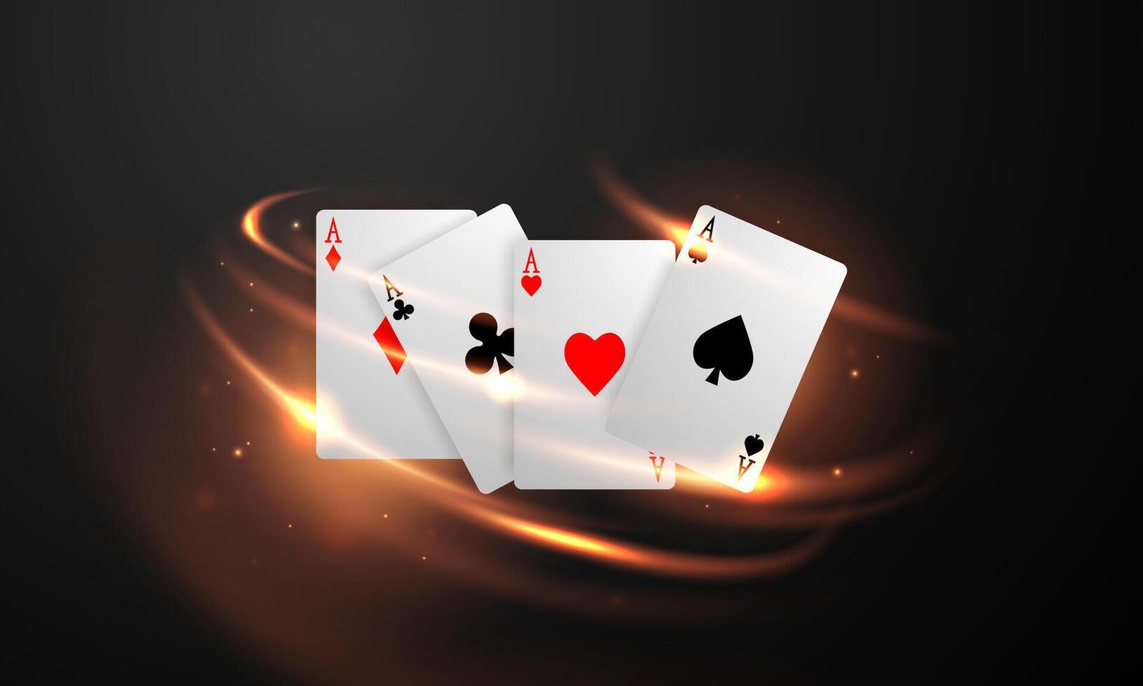 casino background illustration for gambling poster banner elegant design vector