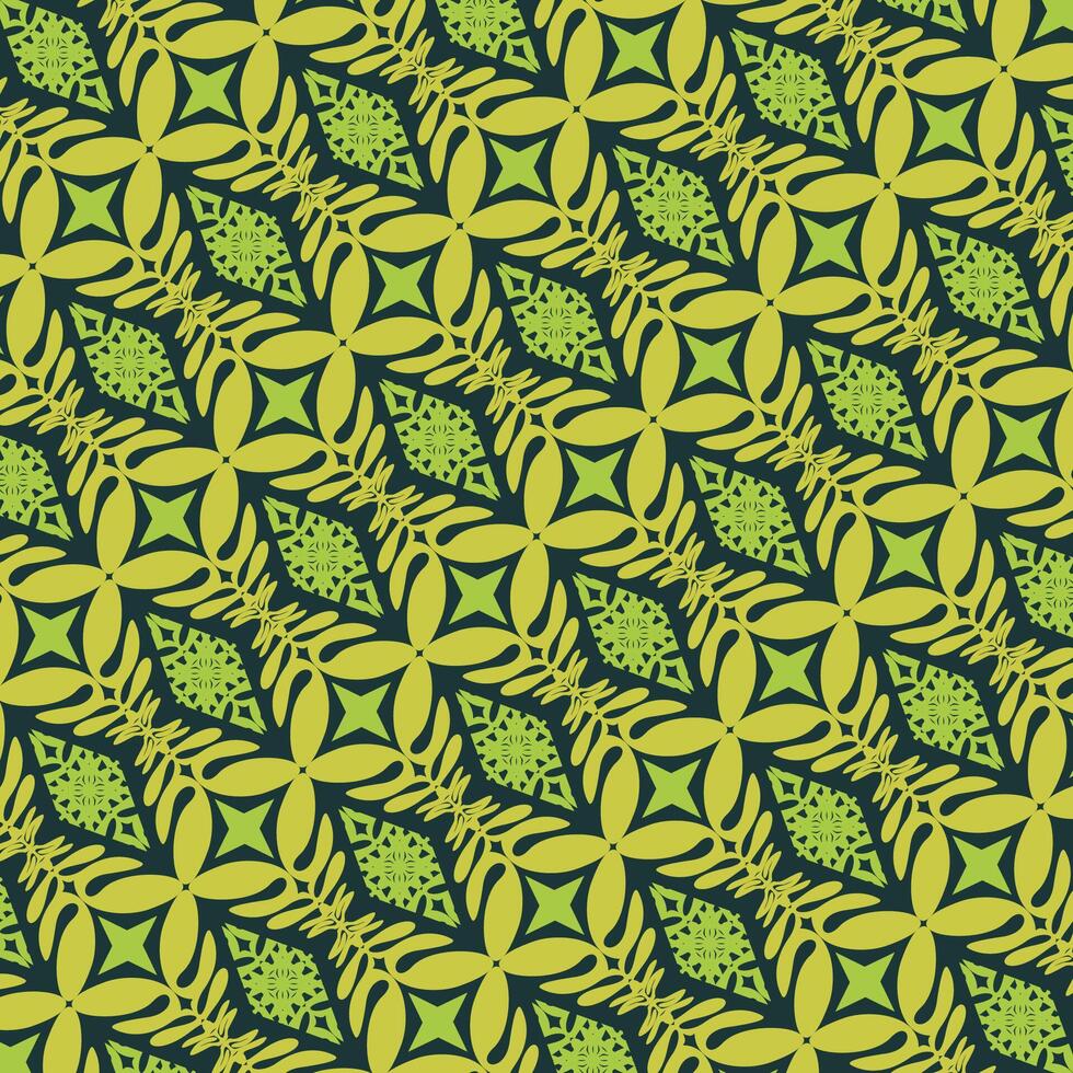 Traditional Batik Design from Indonesia vector