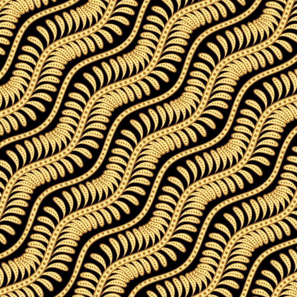 Traditional Batik Design from Indonesia vector
