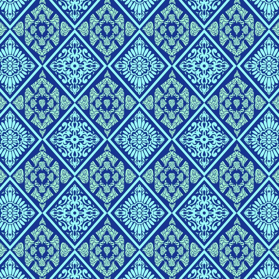 Traditional Batik Design from Indonesia vector