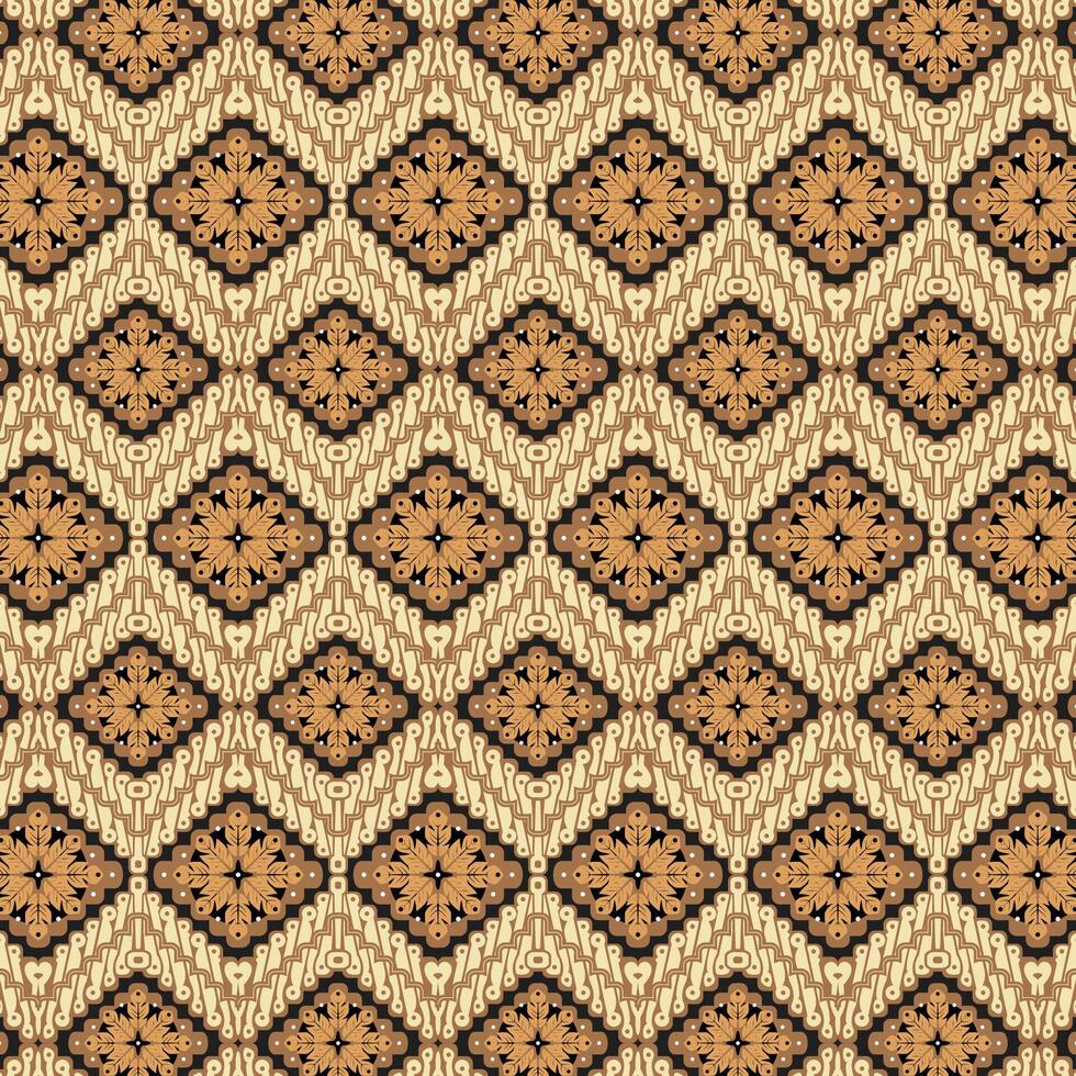 Traditional Batik Design from Indonesia vector