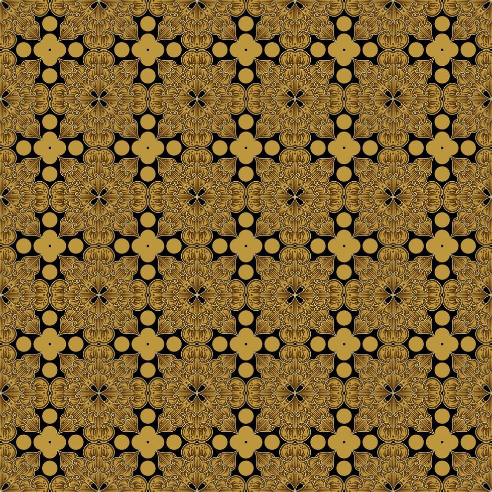 Traditional Batik Design from Indonesia vector