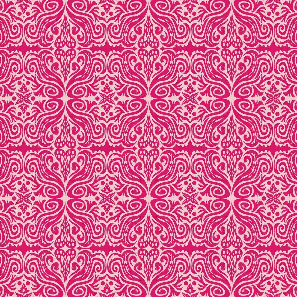 Traditional Batik Design from Indonesia vector