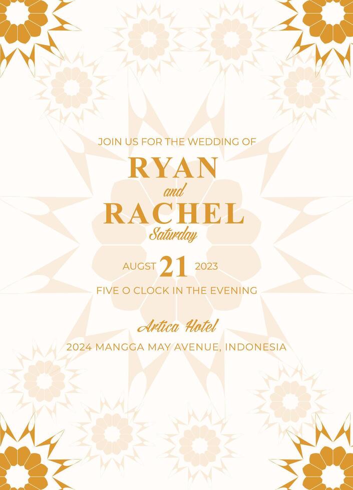 Mandala. Gold decorative element. Picture for coloring. Abstract circular ornament with stylized leaves vector