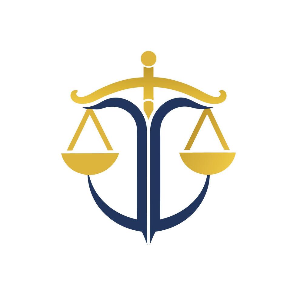 Law firm Logo icon t-shirt design and business or company usable vector