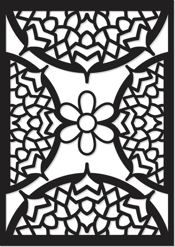 laser cut decorative panels for walls, vector
