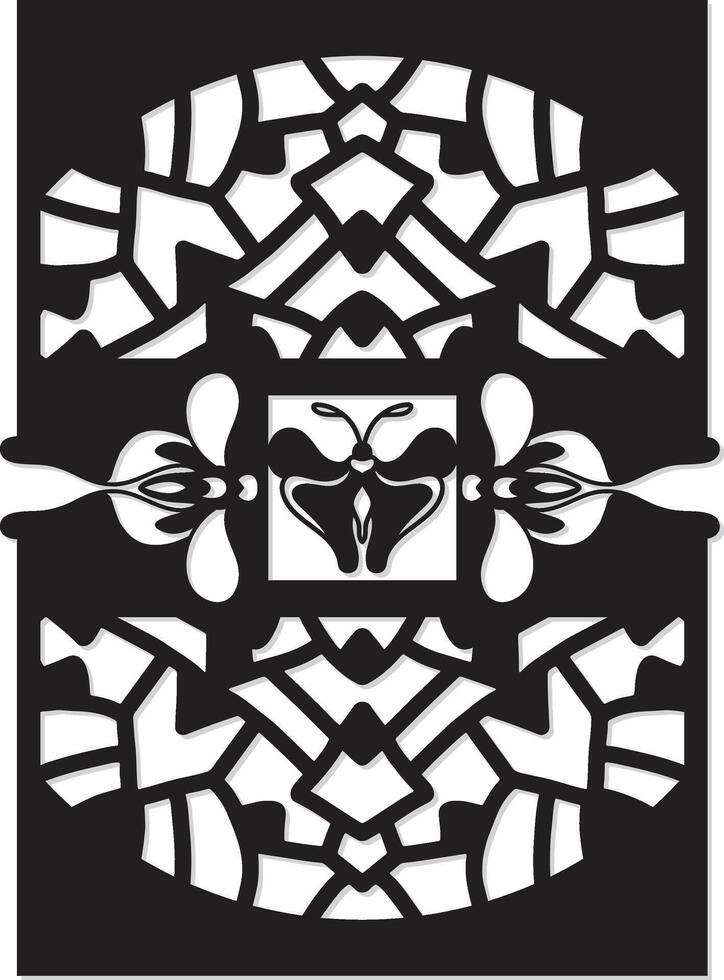 laser cut decorative panels for walls, vector