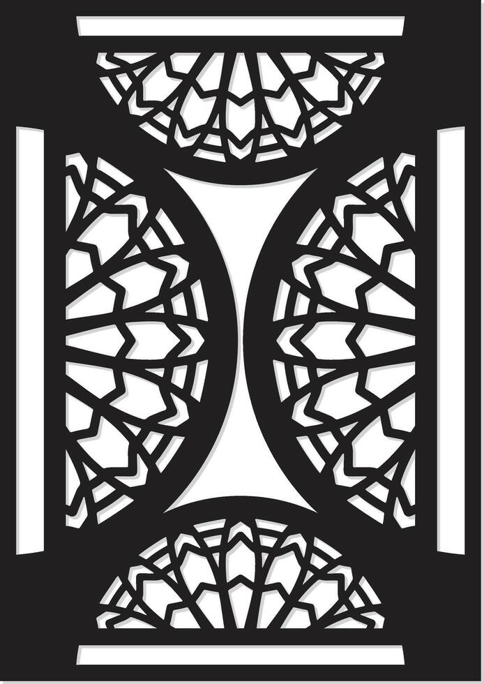 laser cut decorative panels for walls, vector