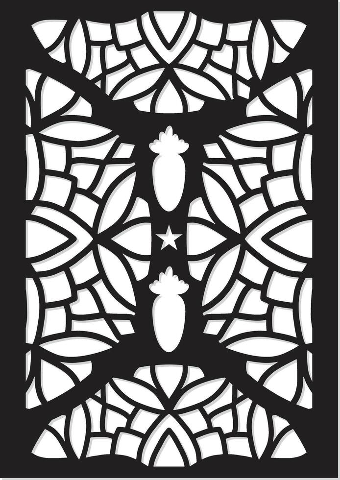 laser cut decorative panels for walls, vector