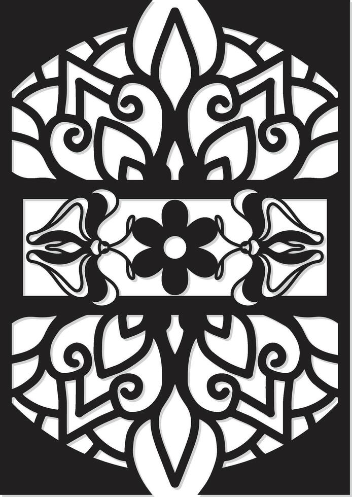 laser cut decorative panels for walls, vector