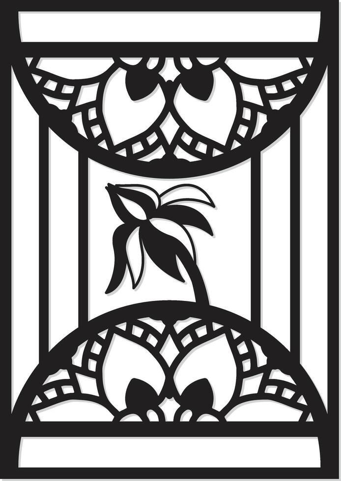 laser cut decorative panels for walls, vector