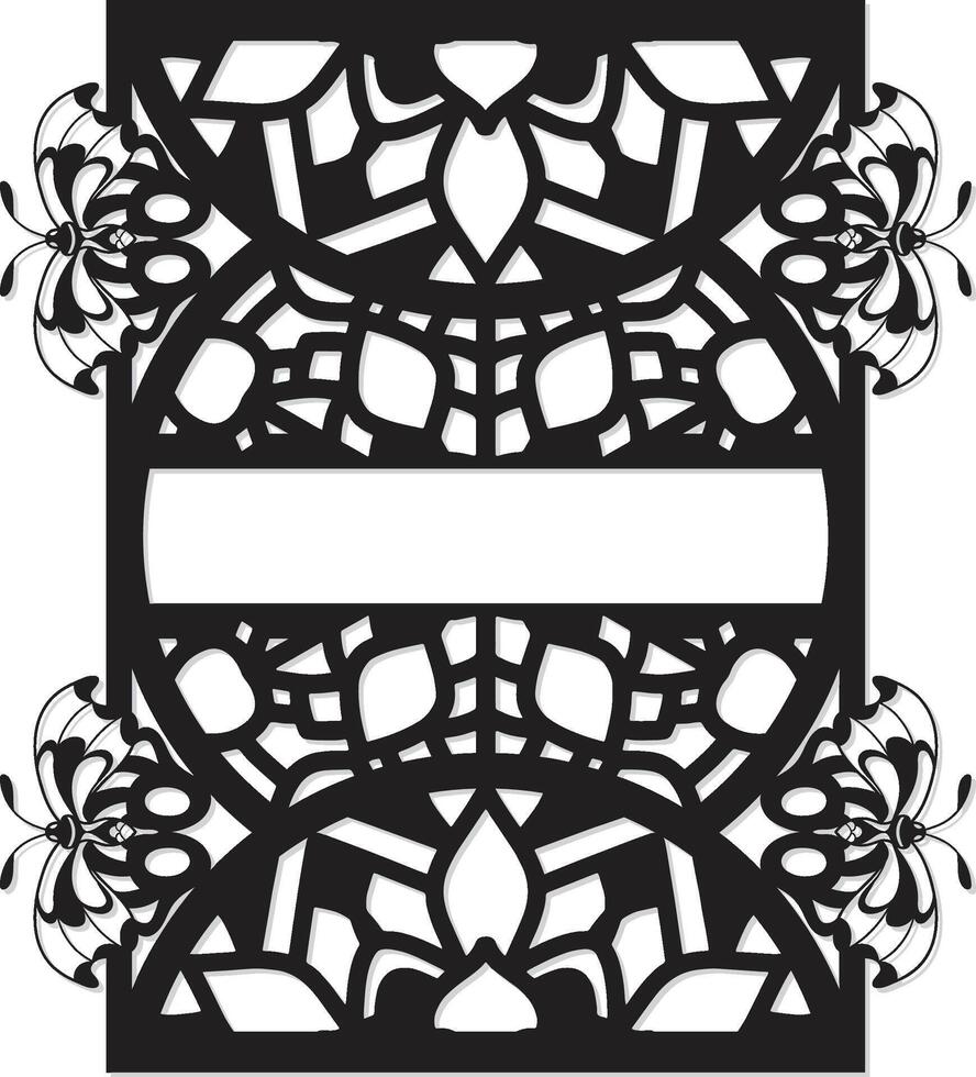 laser cut decorative panels for walls, vector