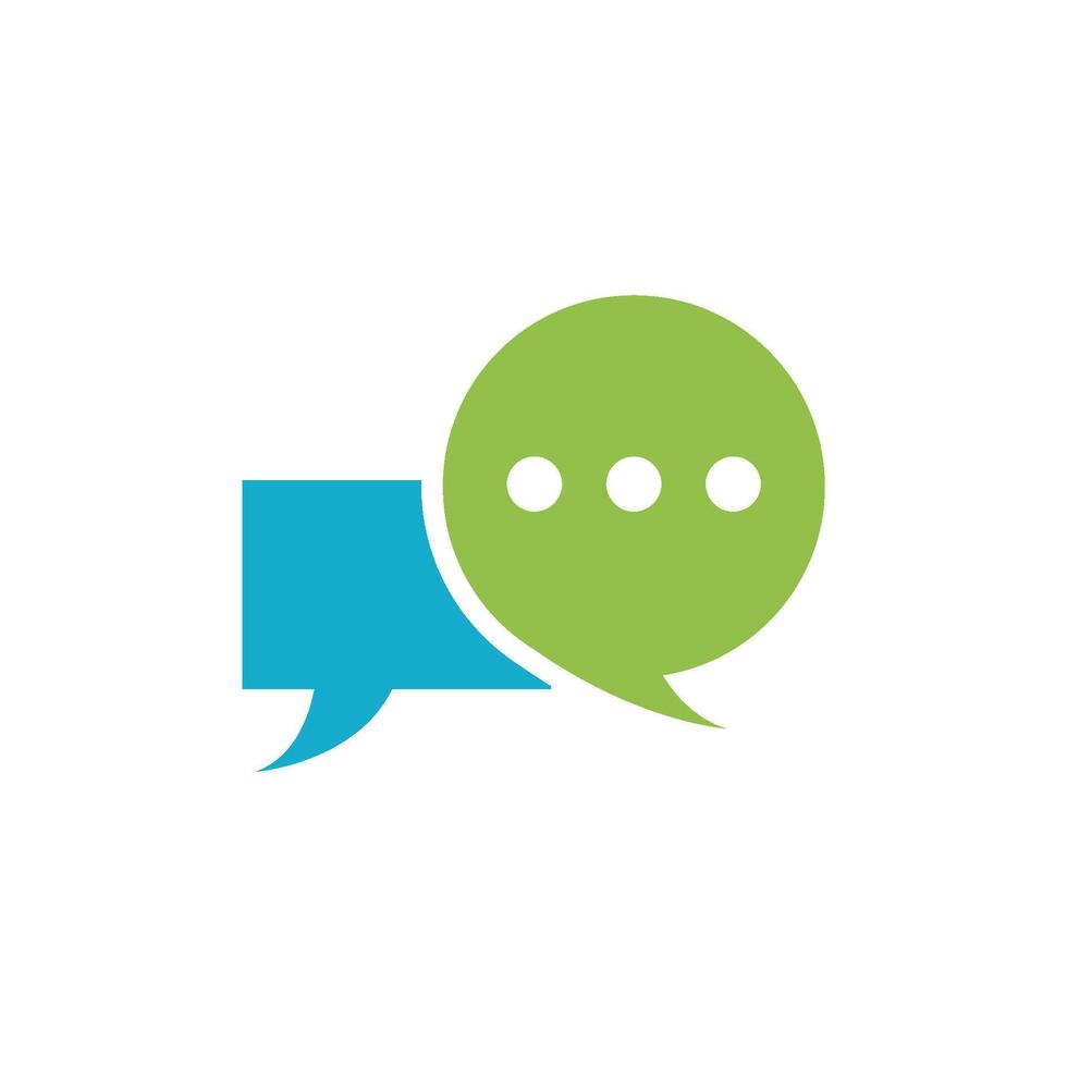 Speech bubble icon vector