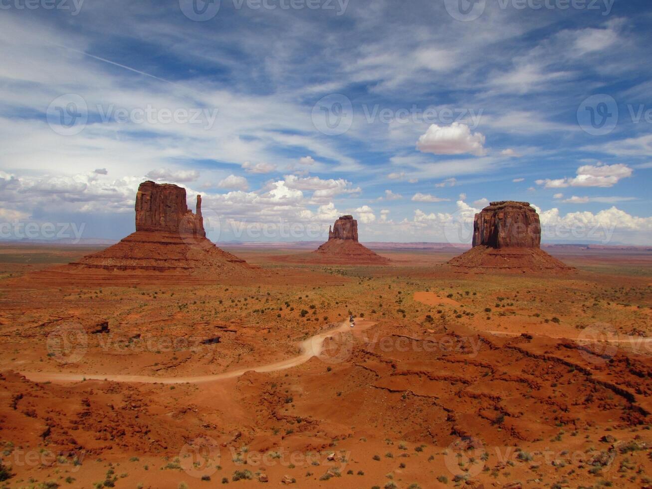Beautiful Day in Monument Valley, Classic Wild West Destination photo