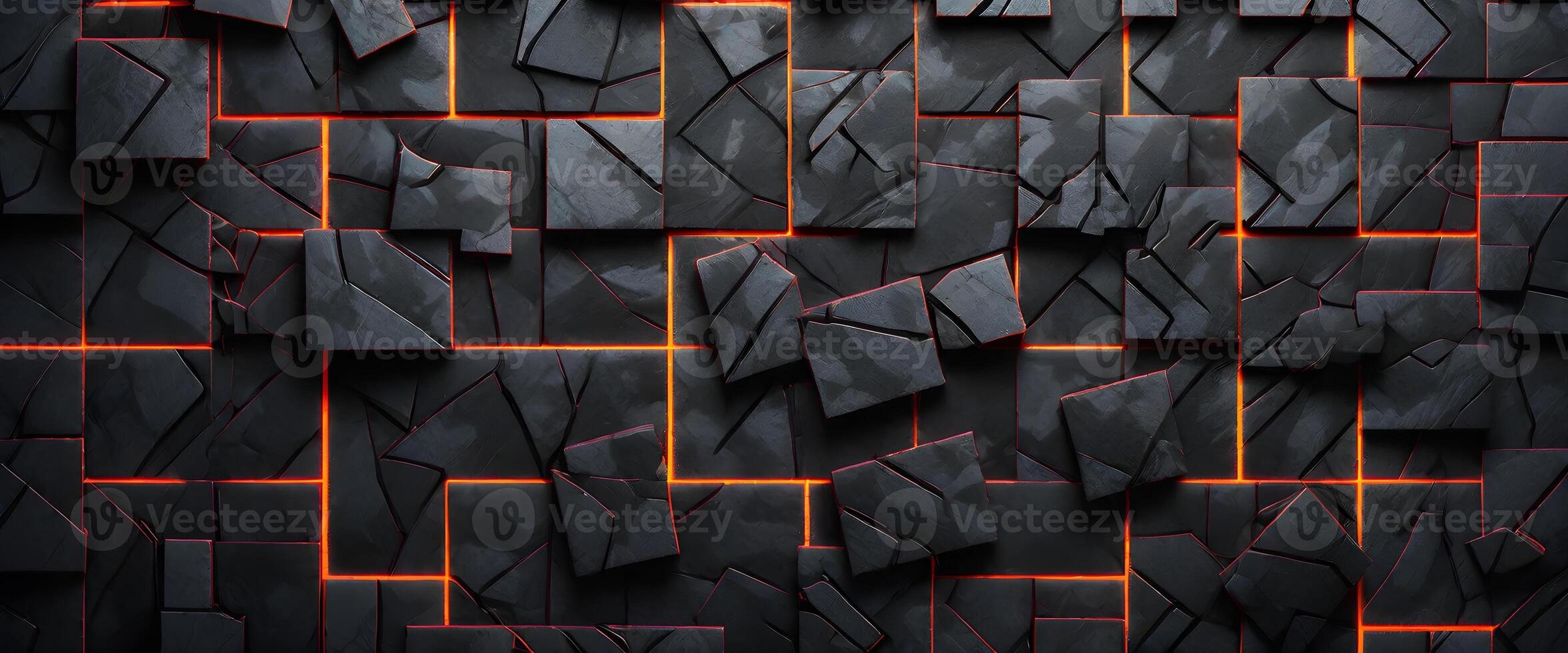 Carbon texture 3d tiles aligned. Abstract background wallpaper. Ascetic web banner. photo