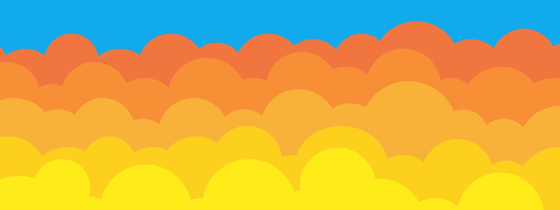 colorful abstract cloud pattern background. template summer concept vector