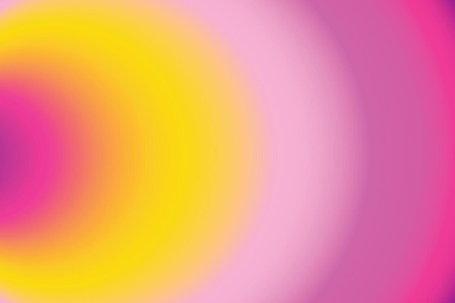 Y2K Pink and yellow gradient vibrant blurred background. Aura nostalgia background. vector