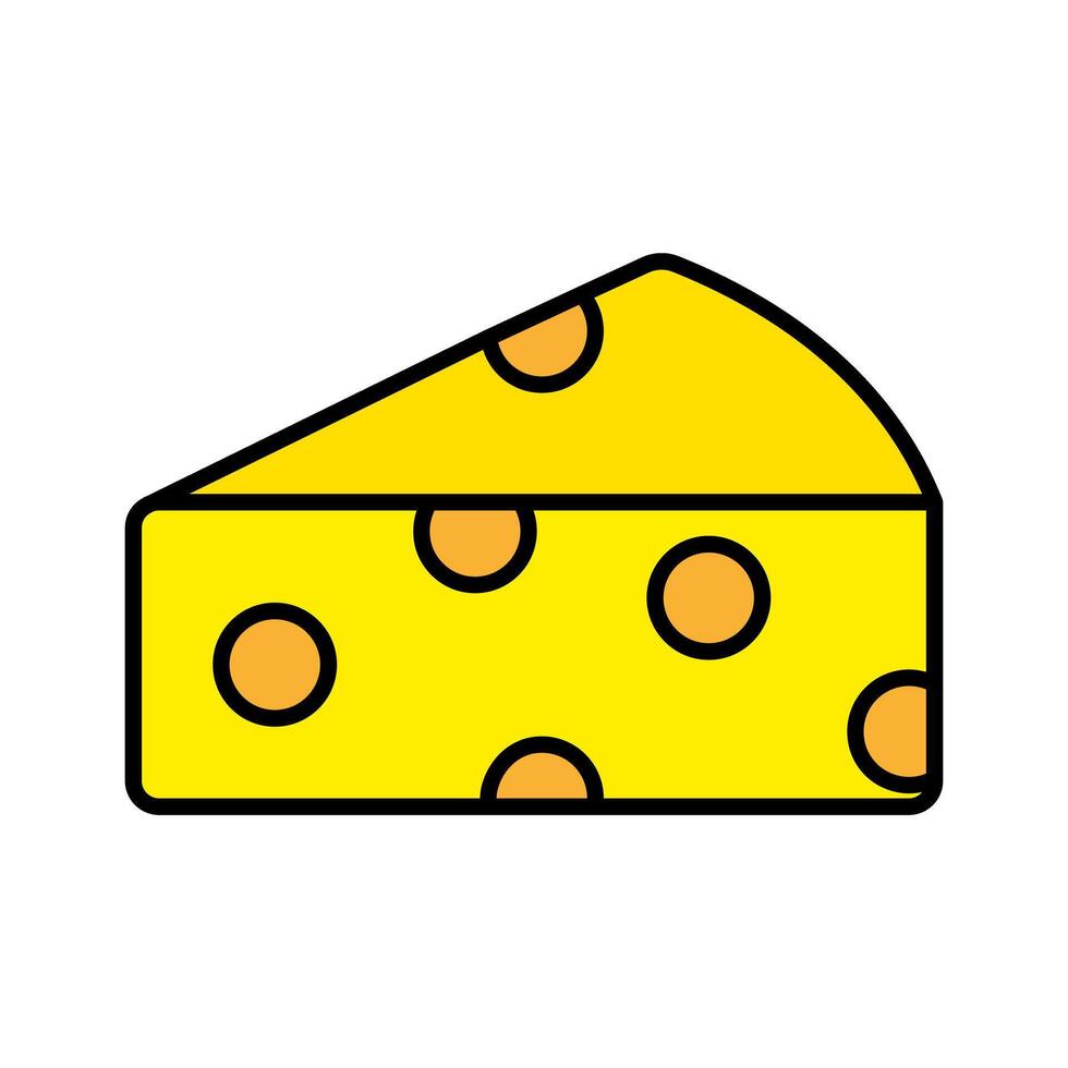 cheese icon isolated on white vector