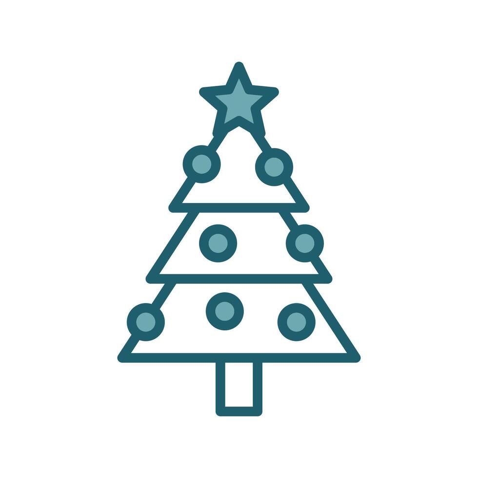 christmas tree icon design template simple and clean vector