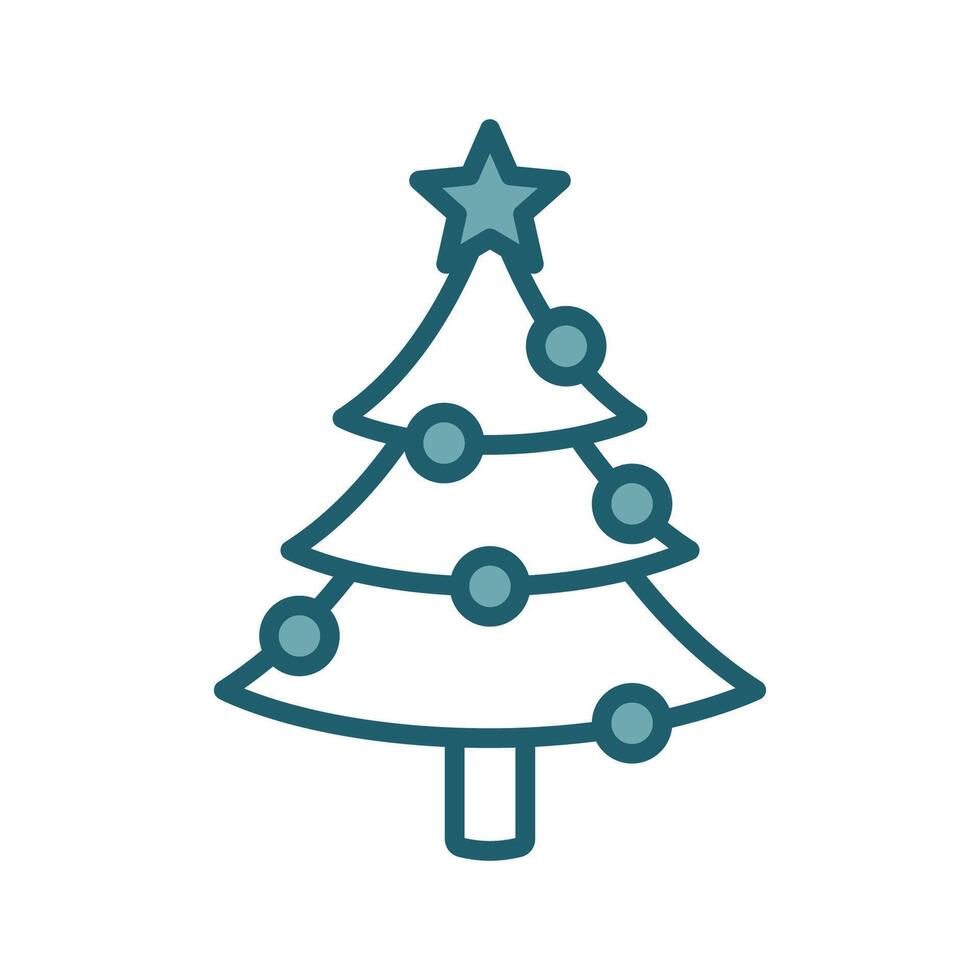 christmas tree icon design template simple and clean vector